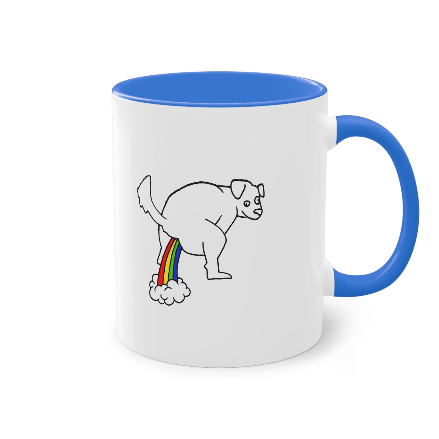 Two Tone Mug - Doggy Rainbow Factory - ALIQUOS