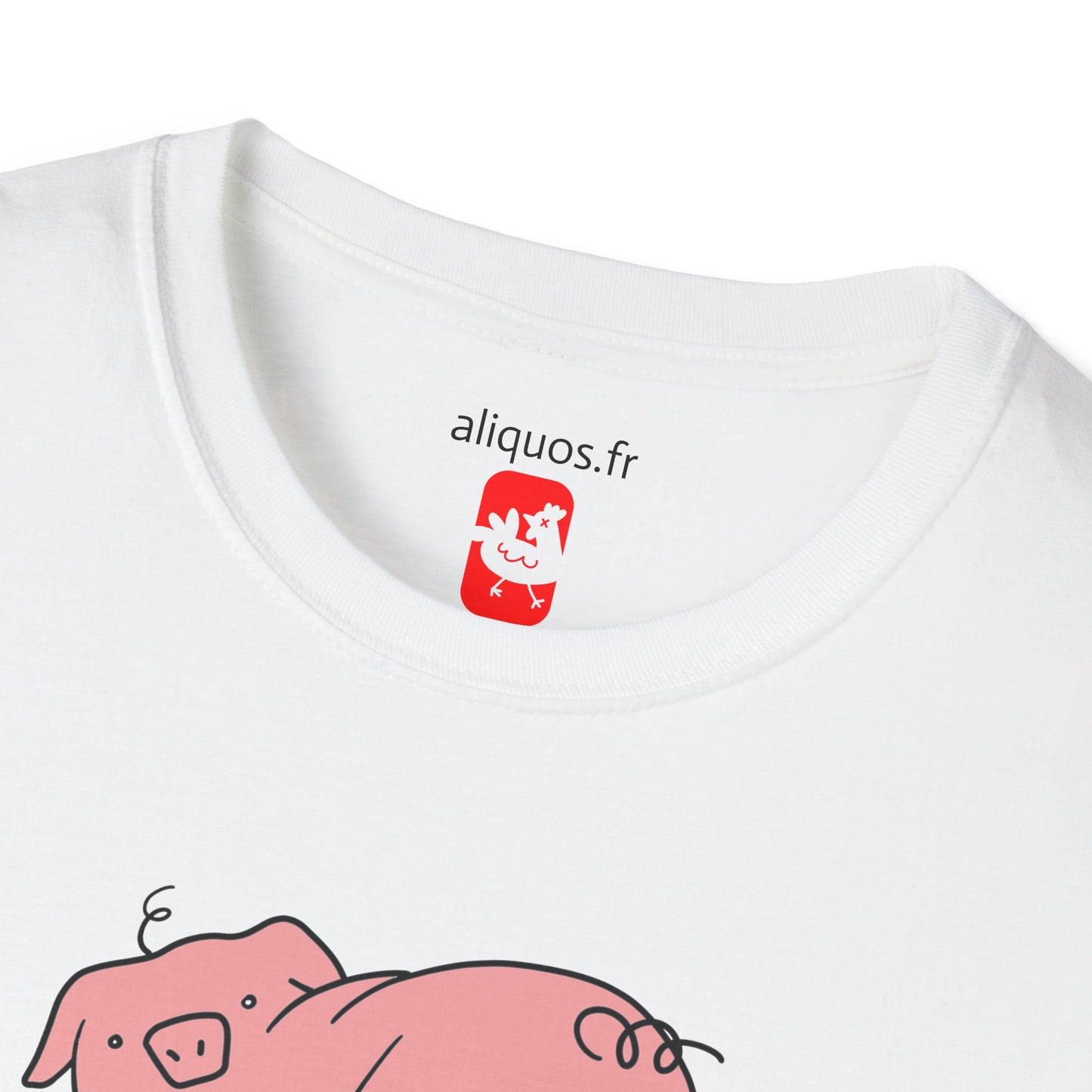 Piggy Rear Unisex Tee - ALIQUOS