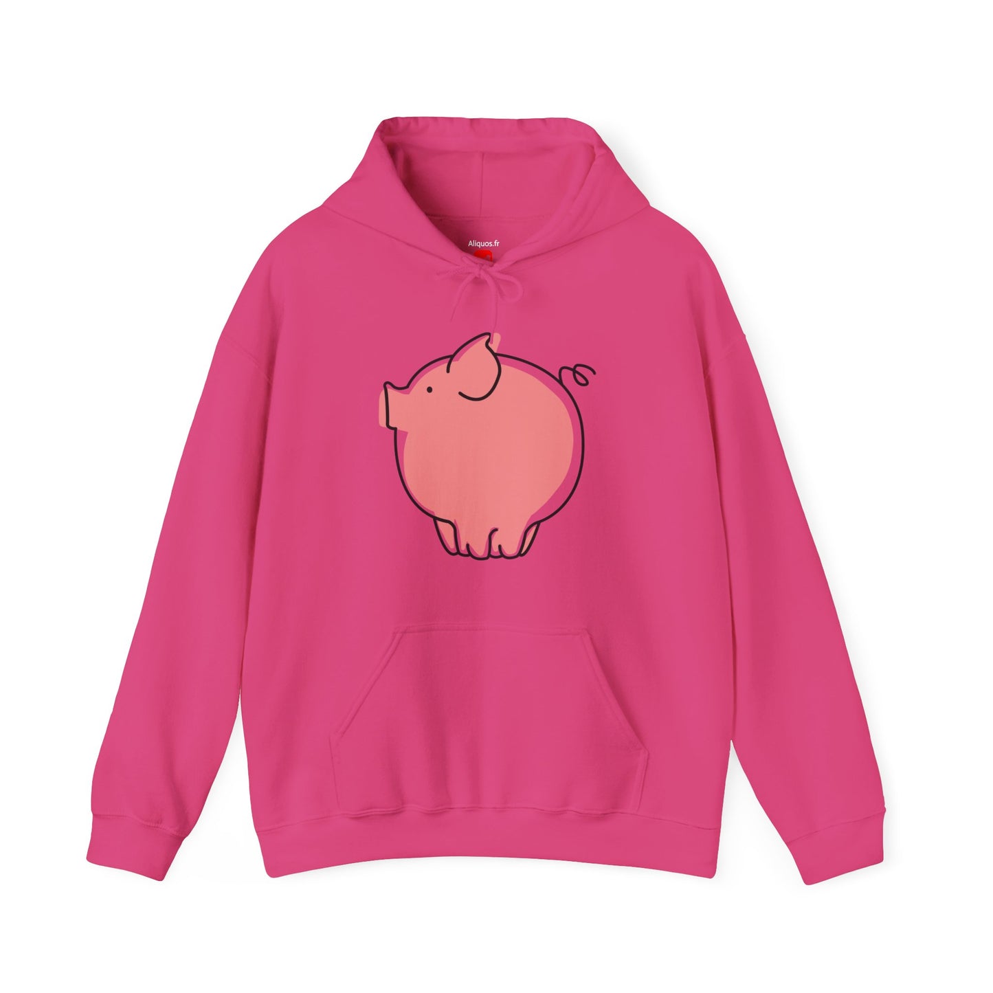 Pudgy Piggy Unisex Hooded Sweatshirt - ALIQUOS