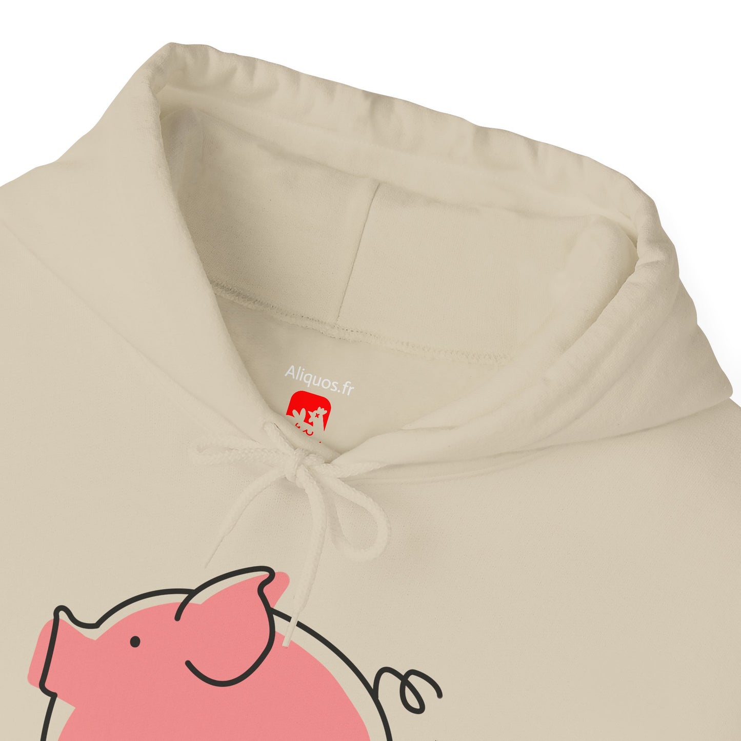 Pudgy Piggy Unisex Hooded Sweatshirt - ALIQUOS