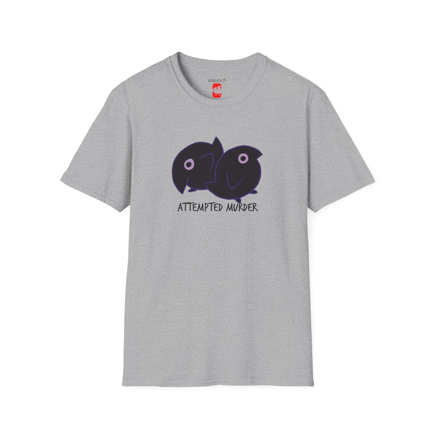 Unisex Tee - Attempted Murder Design - ALIQUOS