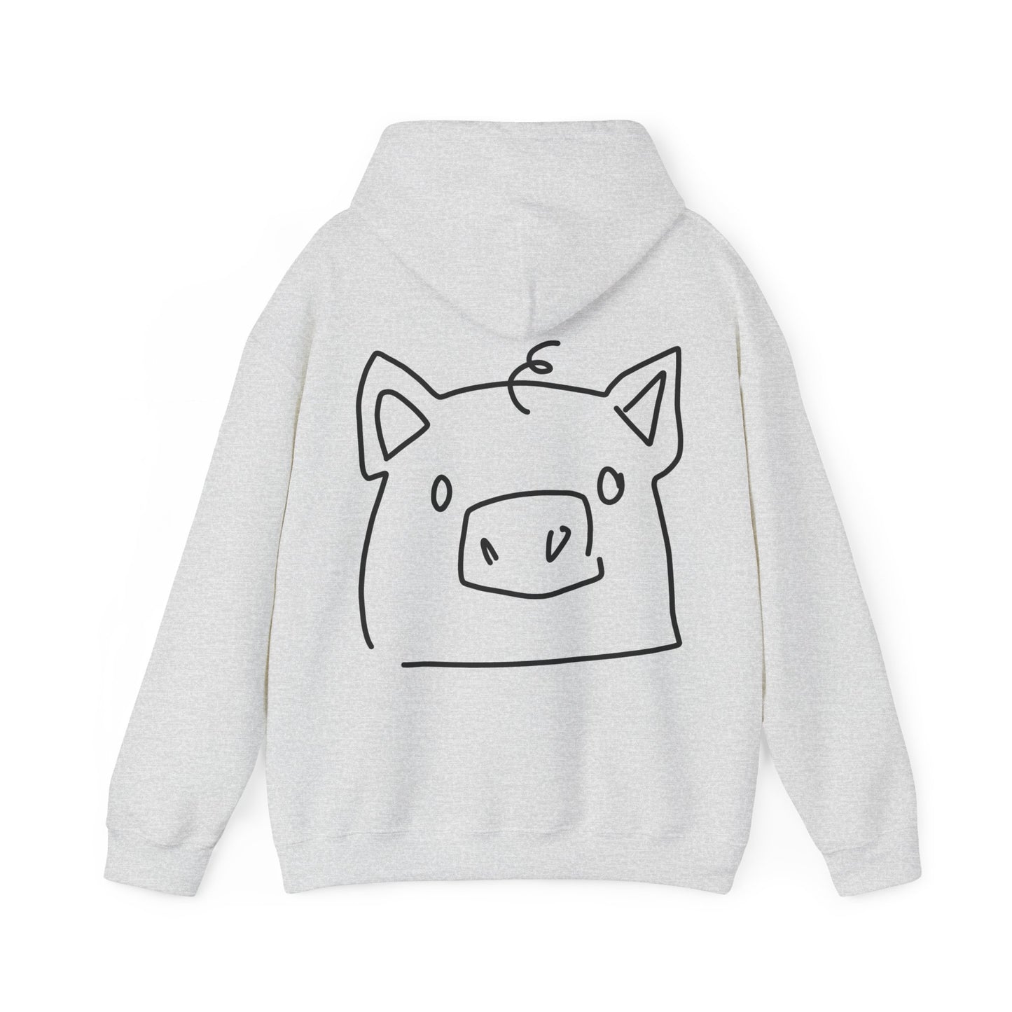 Piggy Face Unisex Hooded Sweatshirt - ALIQUOS