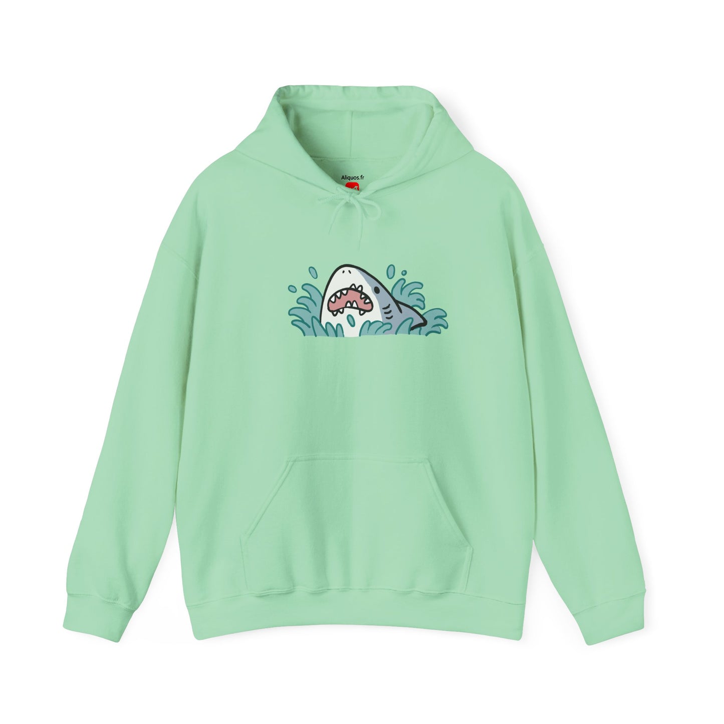 Unisex Hooded Sweatshirt - Surprise Shark - Aliquos