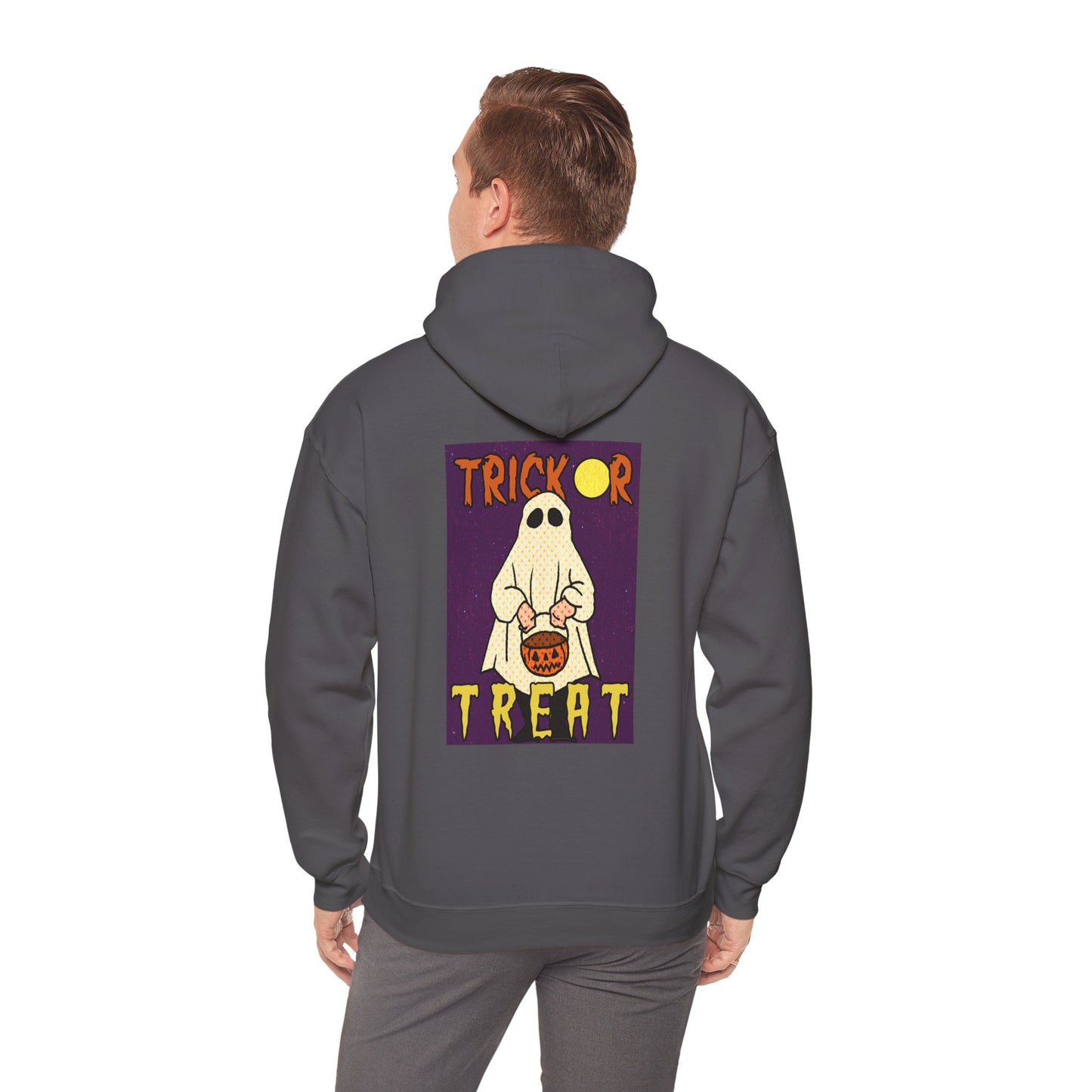Sweat à capuche unisexe - Motif « Trick or Treat Ghost »