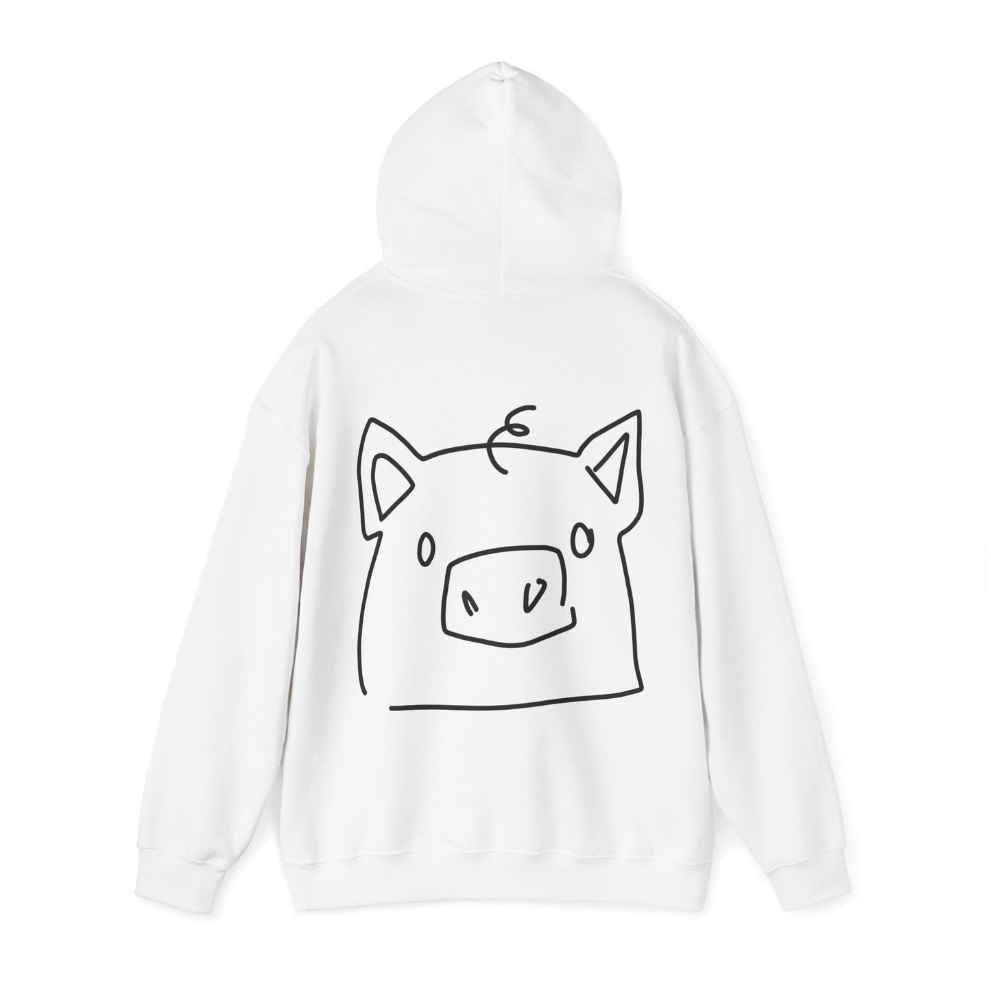 Piggy Face Unisex Hooded Sweatshirt - ALIQUOS