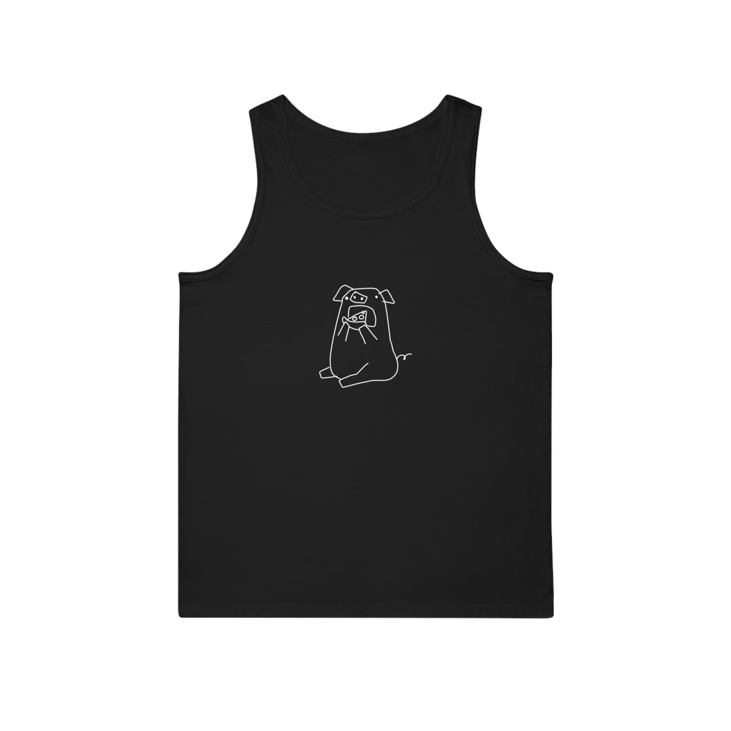 Pizza Piggy Unisex Softstyle Tank Top - ALIQUOS