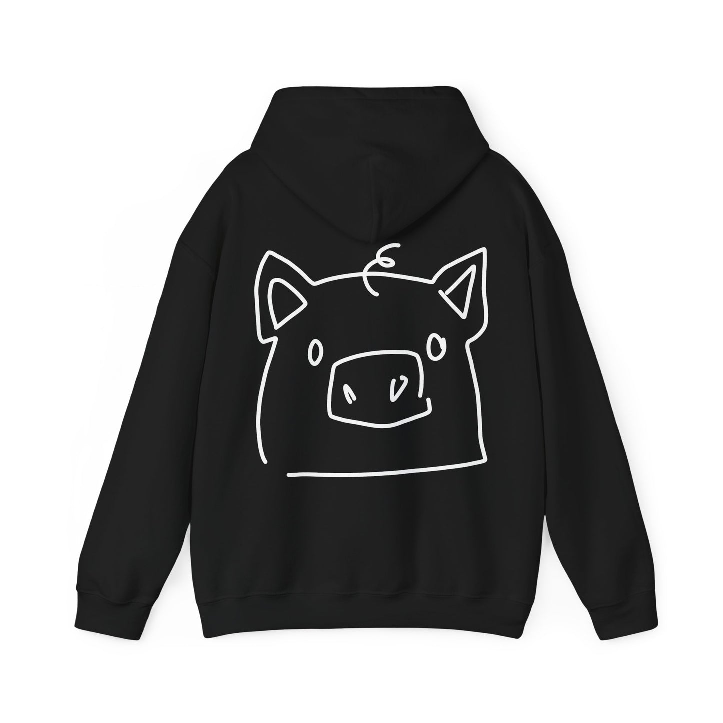 Piggy Face Unisex Hooded Sweatshirt - ALIQUOS