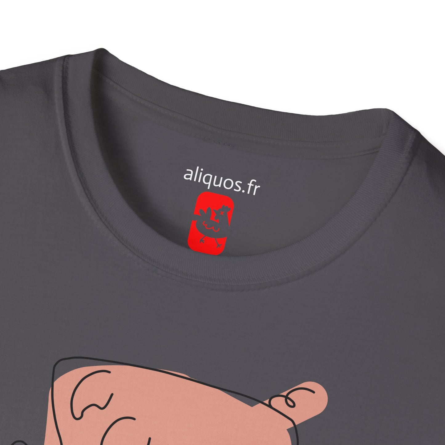Blocky Piggy Unisex Tee - ALIQUOS