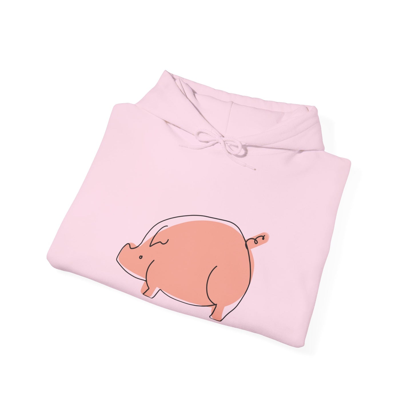 Chubby Piggy Unisex Hooded Sweatshirt - ALIQUOS