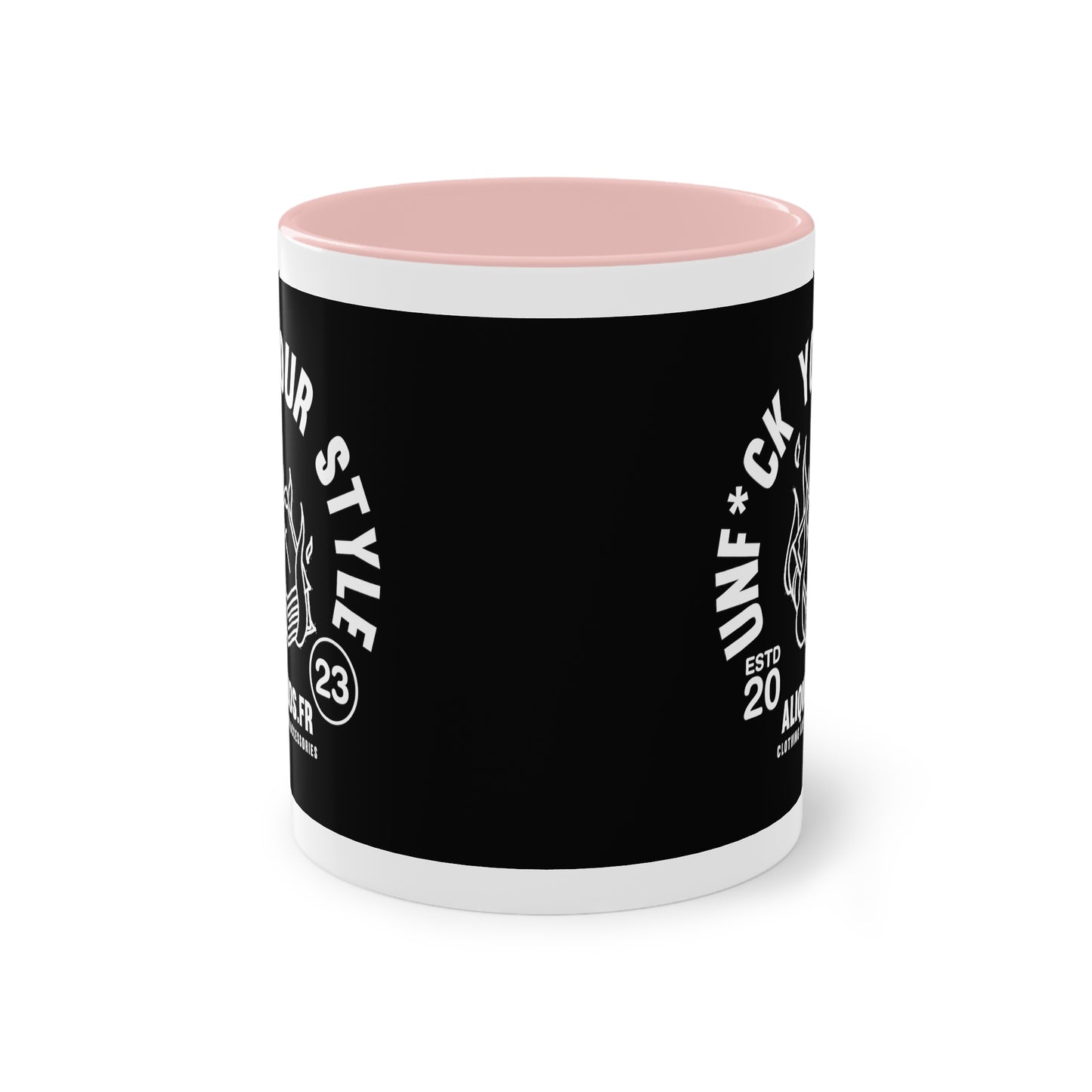 Burning Book Two-Tone Coffee Mug, 11oz - ALIQUOS