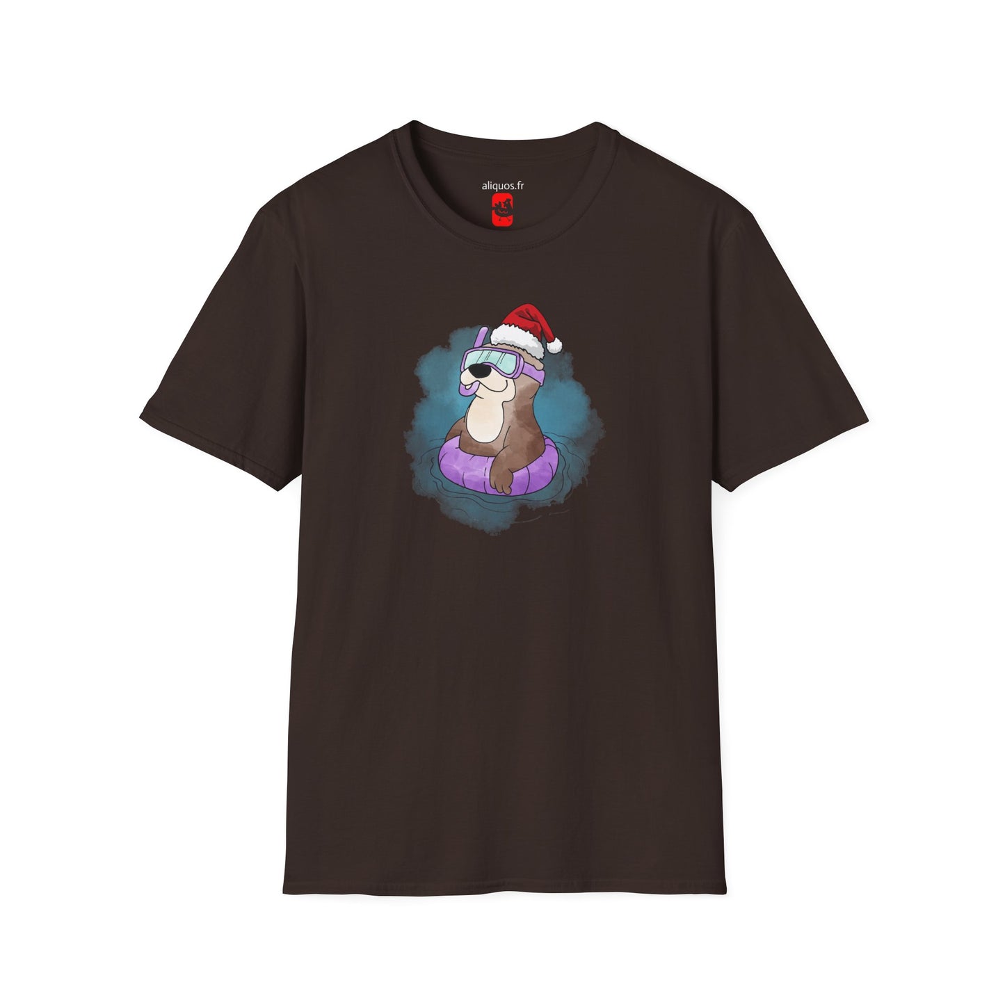 Unisex T-Shirt - Christmas Otter 4