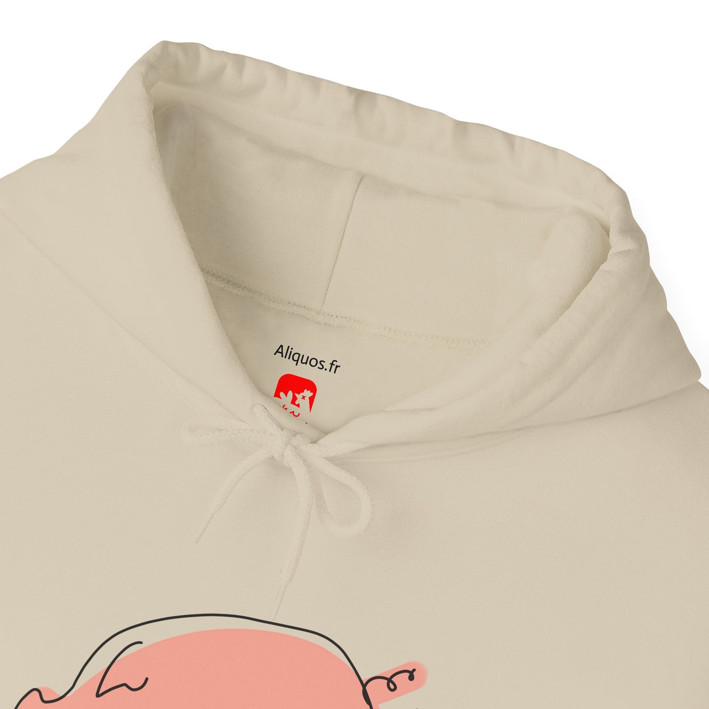 Chubby Piggy Unisex Hooded Sweatshirt - ALIQUOS