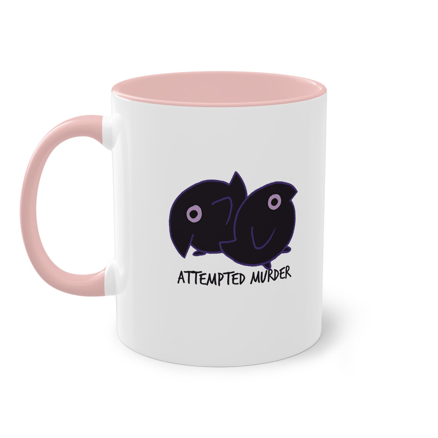 Two Tone Mug - Attempted Murder Design - ALIQUOS