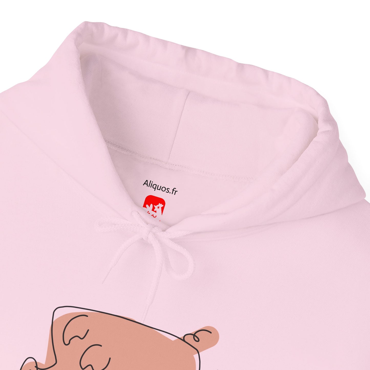Blocky Piggy Unisex Hooded Sweatshirt - ALIQUOS
