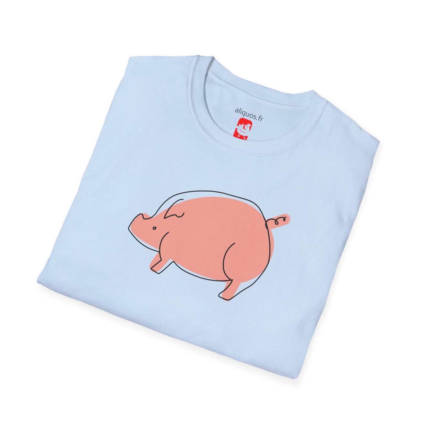 Chubby Piggy Unisex Tee - ALIQUOS