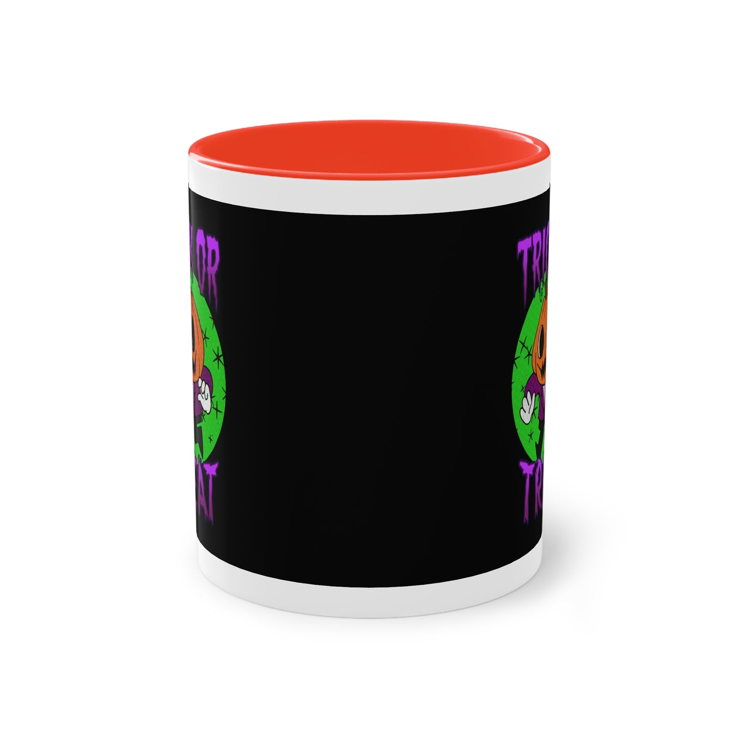 Two Tone Mug - Halloween Jack O' Lantern - ALIQUOS