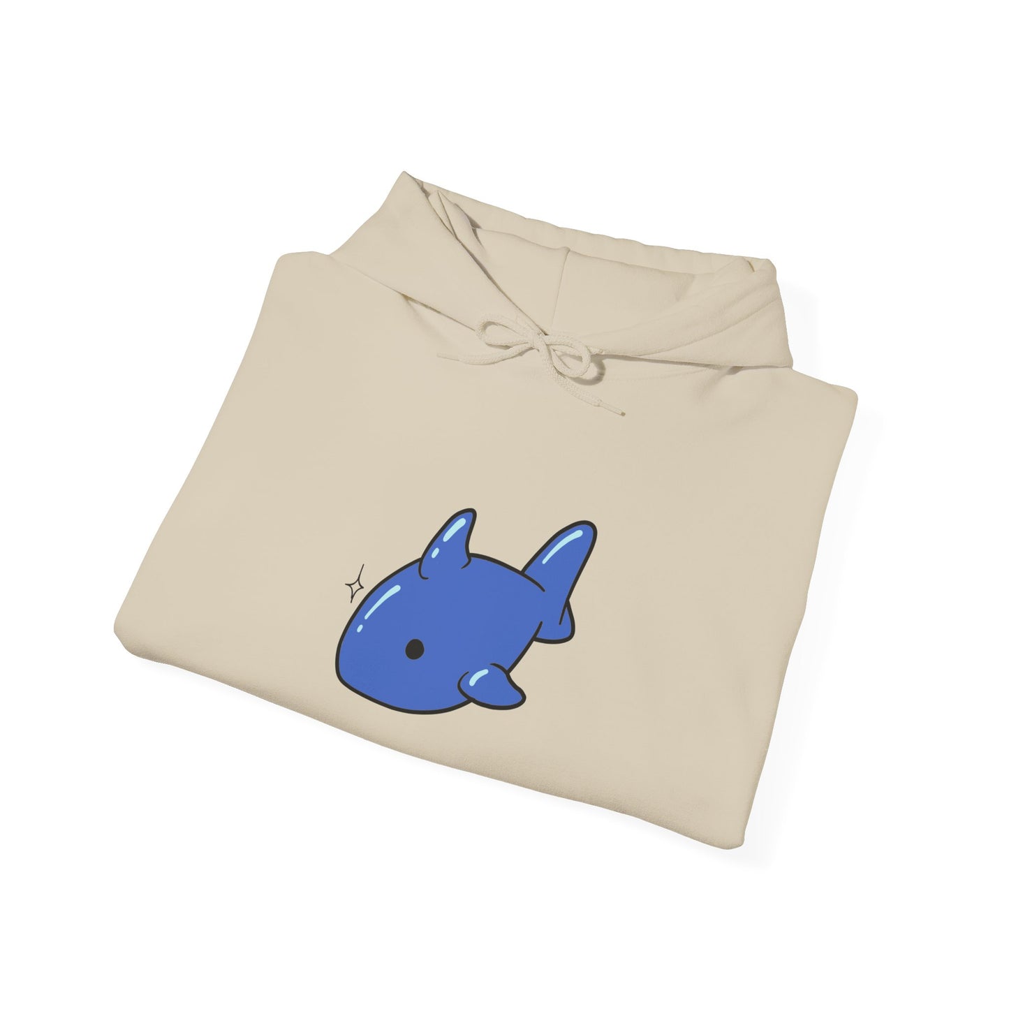 Unisex Hooded Sweatshirt - Floaty Shark - Aliquos