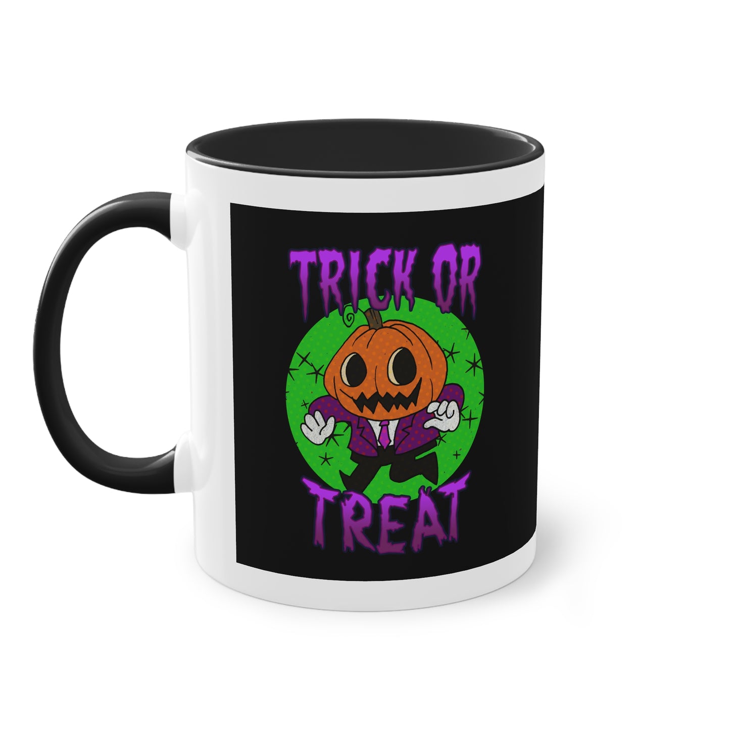 Two Tone Mug - Halloween Jack O' Lantern - ALIQUOS