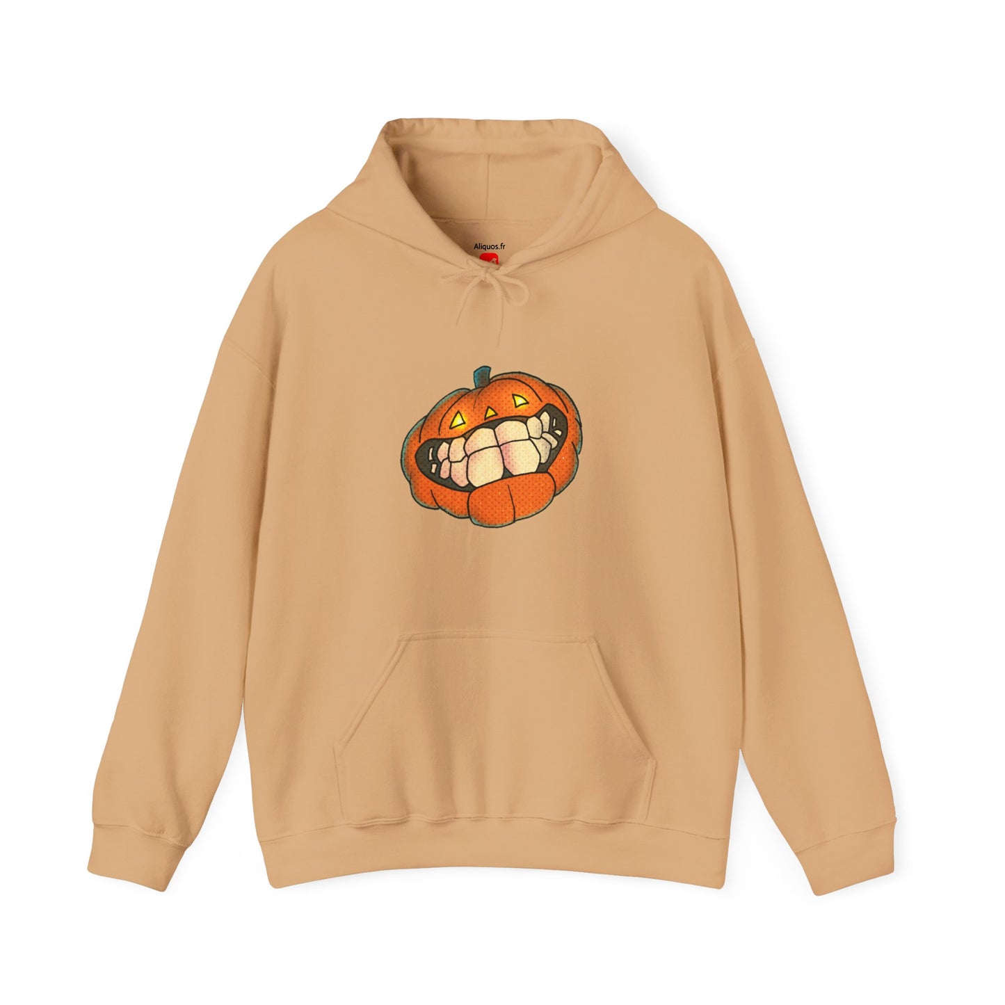 Sweat à capuche unisexe - Motif « citrouille souriante »