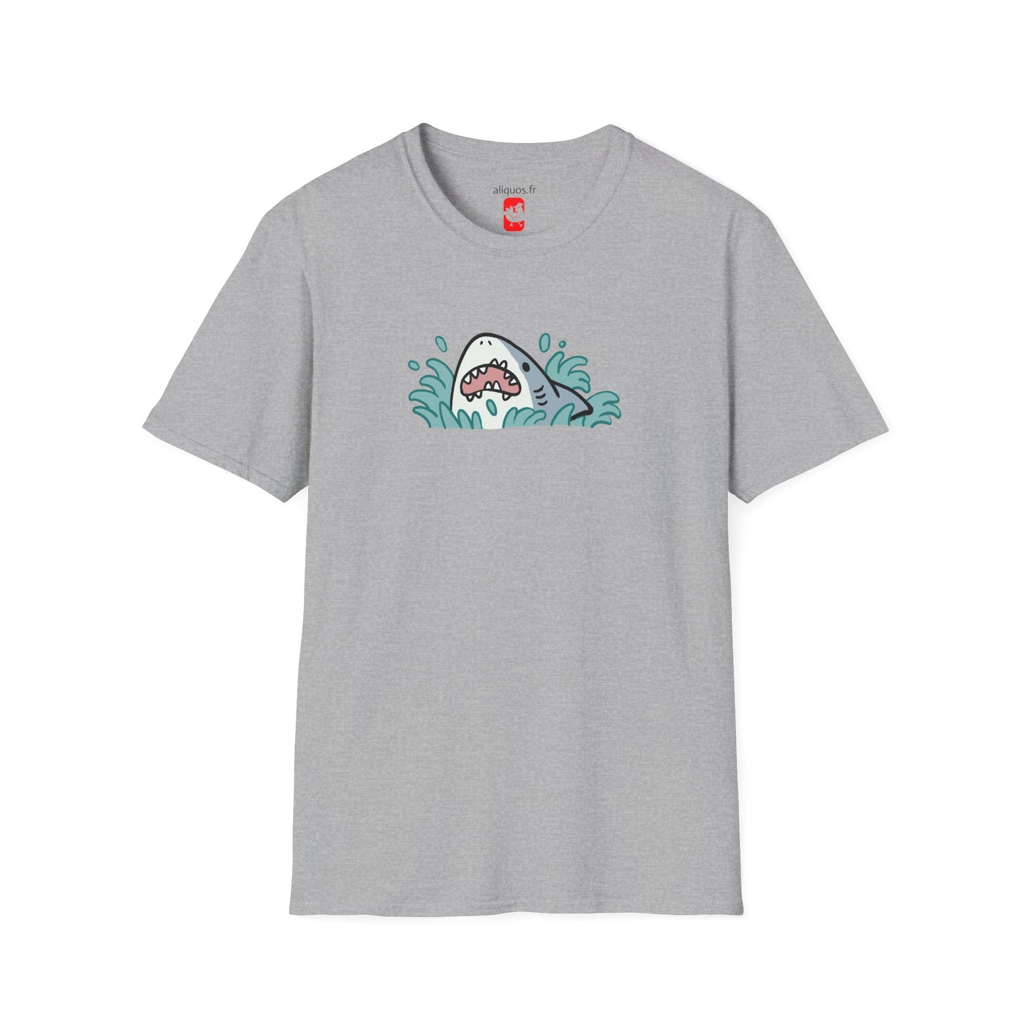 T-shirt unisexe - Surprise Shark - Aliquos