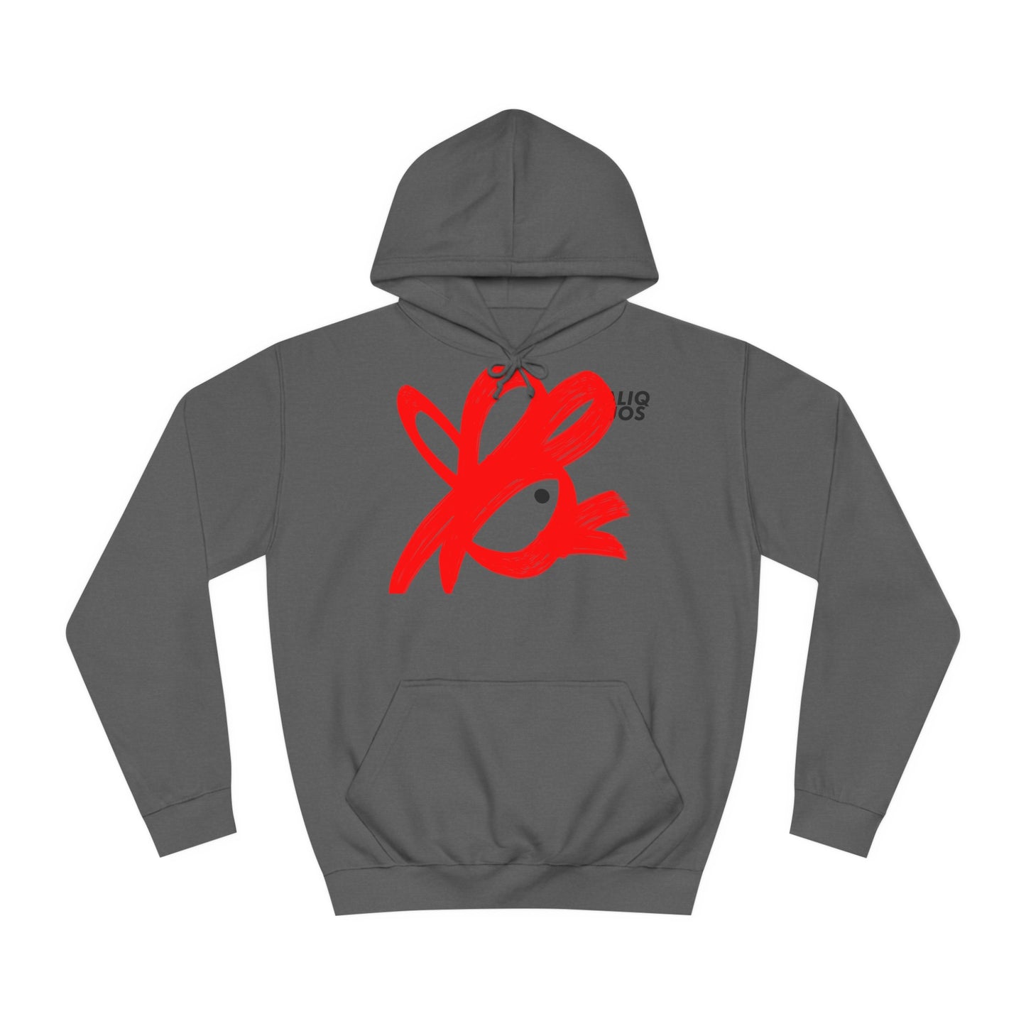 Unisex College Hoodie Painted Chicken - ALIQUOS