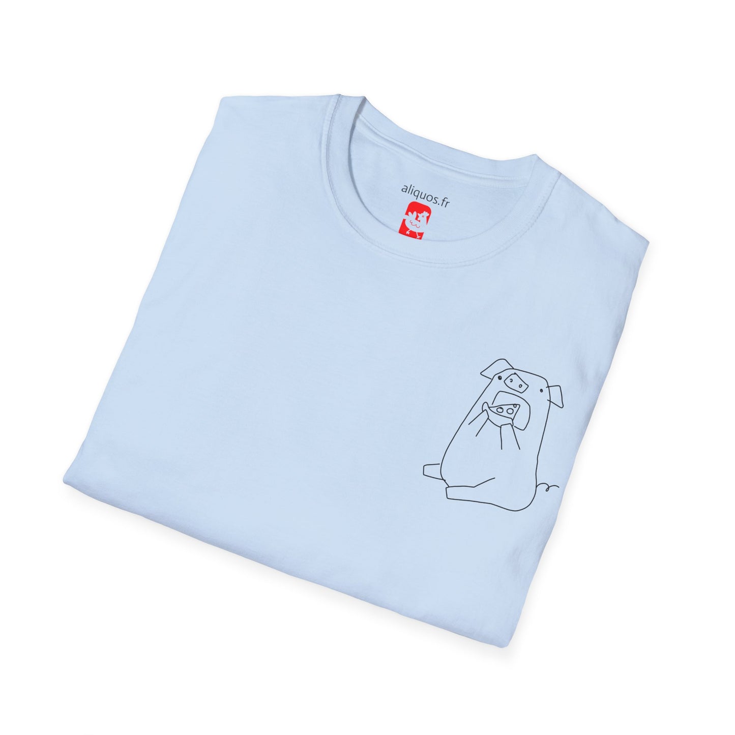 Pizza Piggy Unisex Tee - ALIQUOS