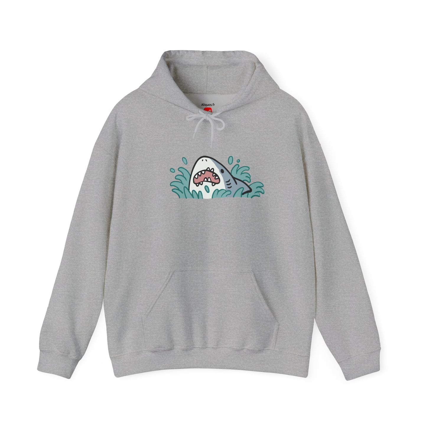 Unisex Hooded Sweatshirt - Surprise Shark - Aliquos
