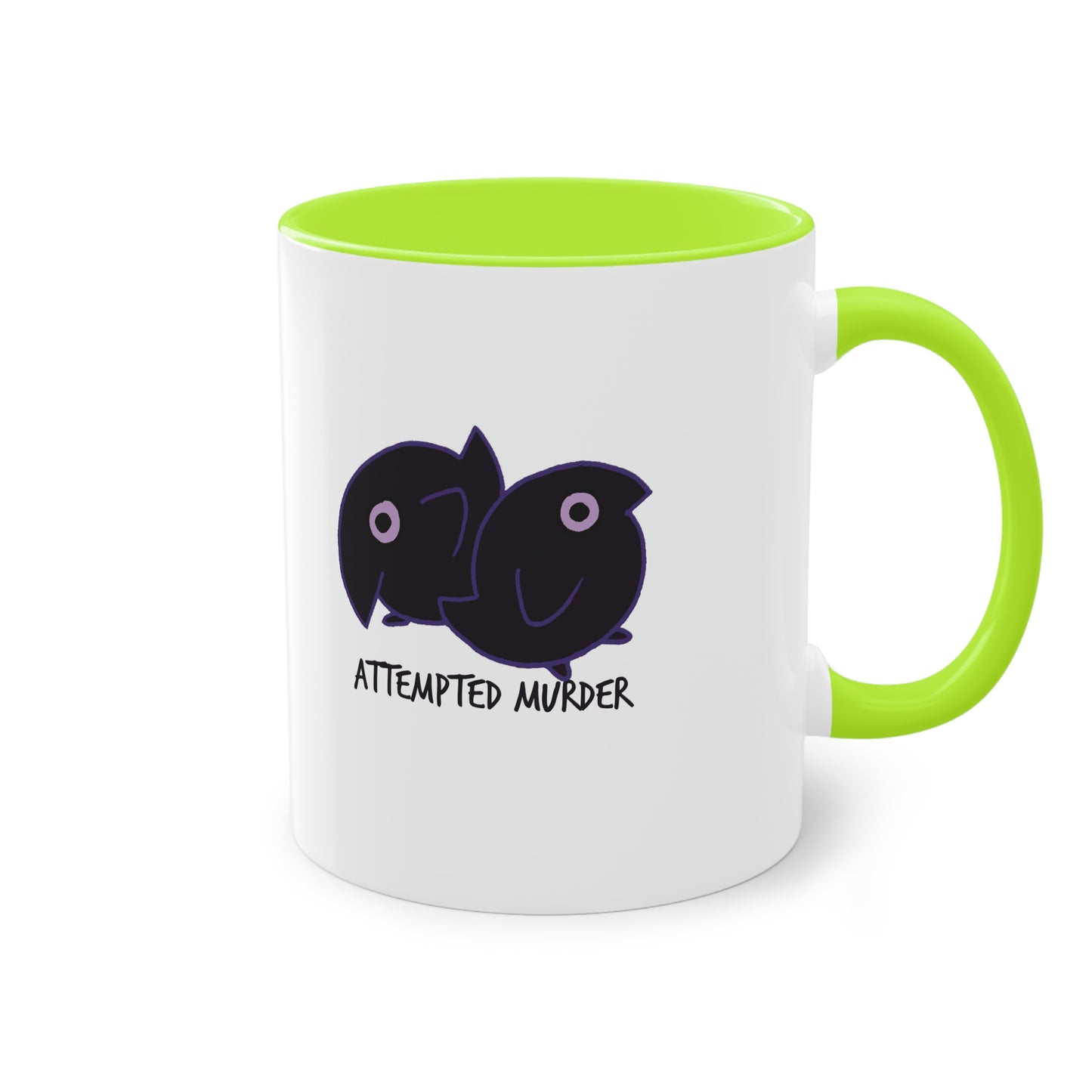 Two Tone Mug - Attempted Murder Design - ALIQUOS