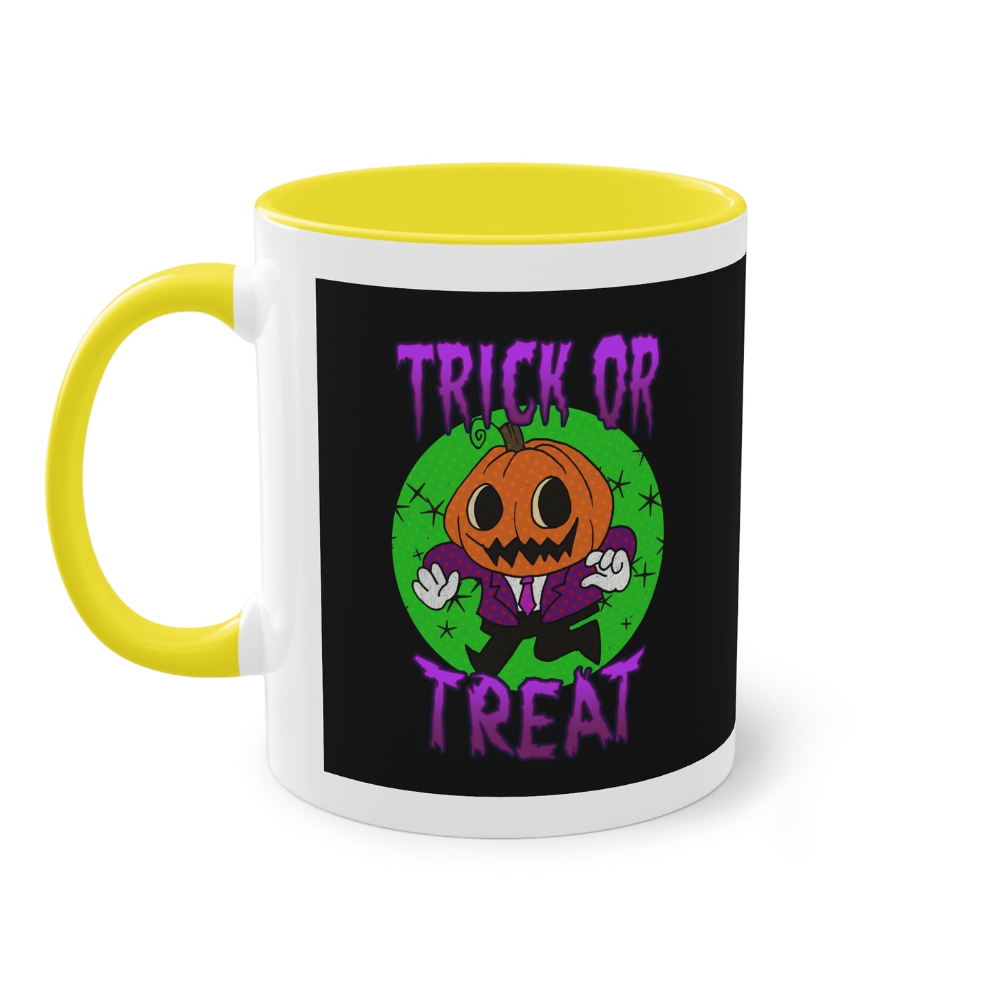 Two Tone Mug - Halloween Jack O' Lantern - ALIQUOS