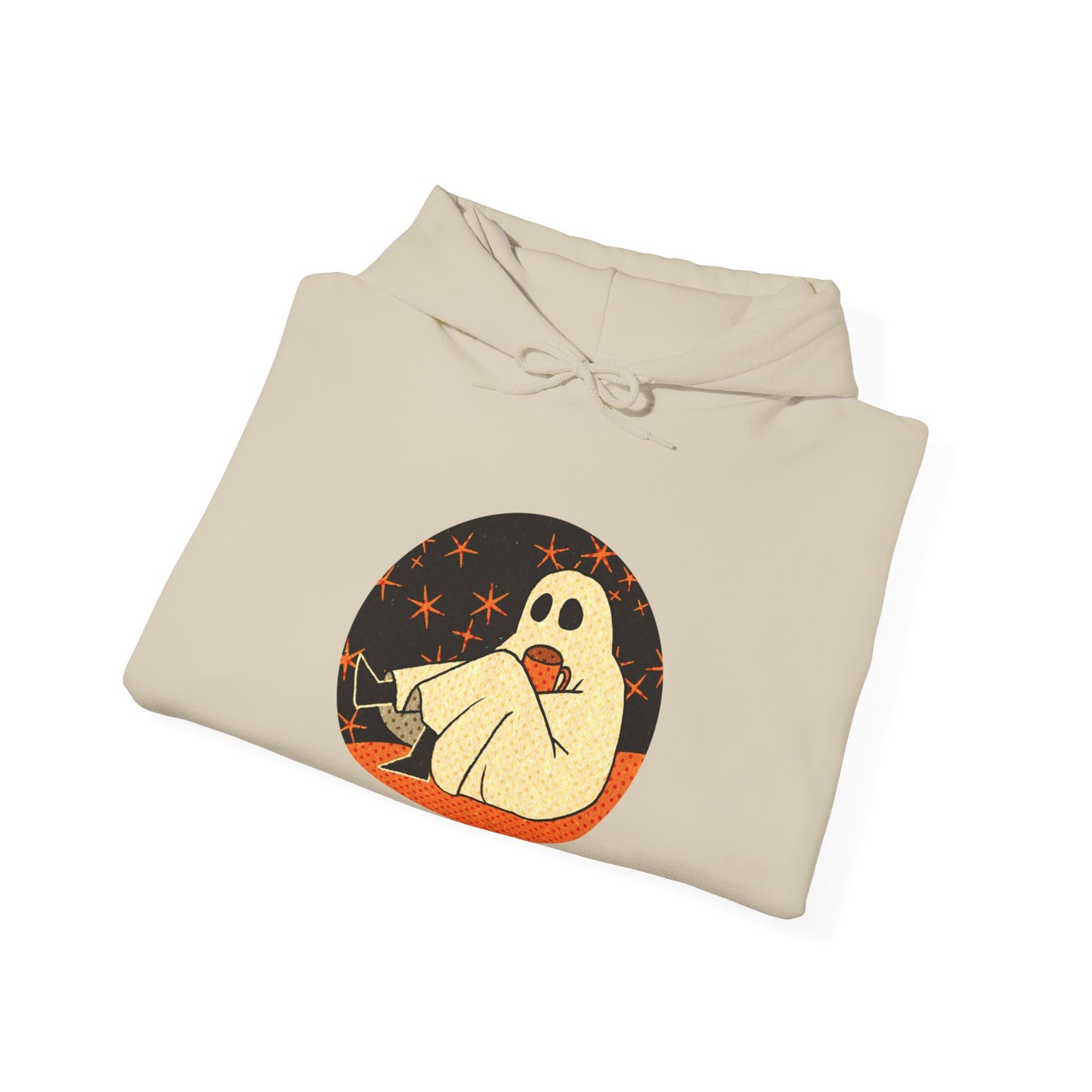 Sweat à capuche unisexe - Motif « Moonlit Coffee »