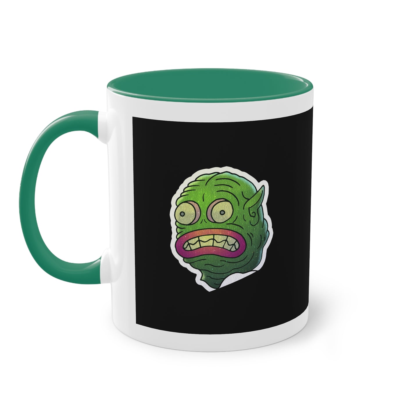 Two Tone Mug - Water Monster Design - ALIQUOS