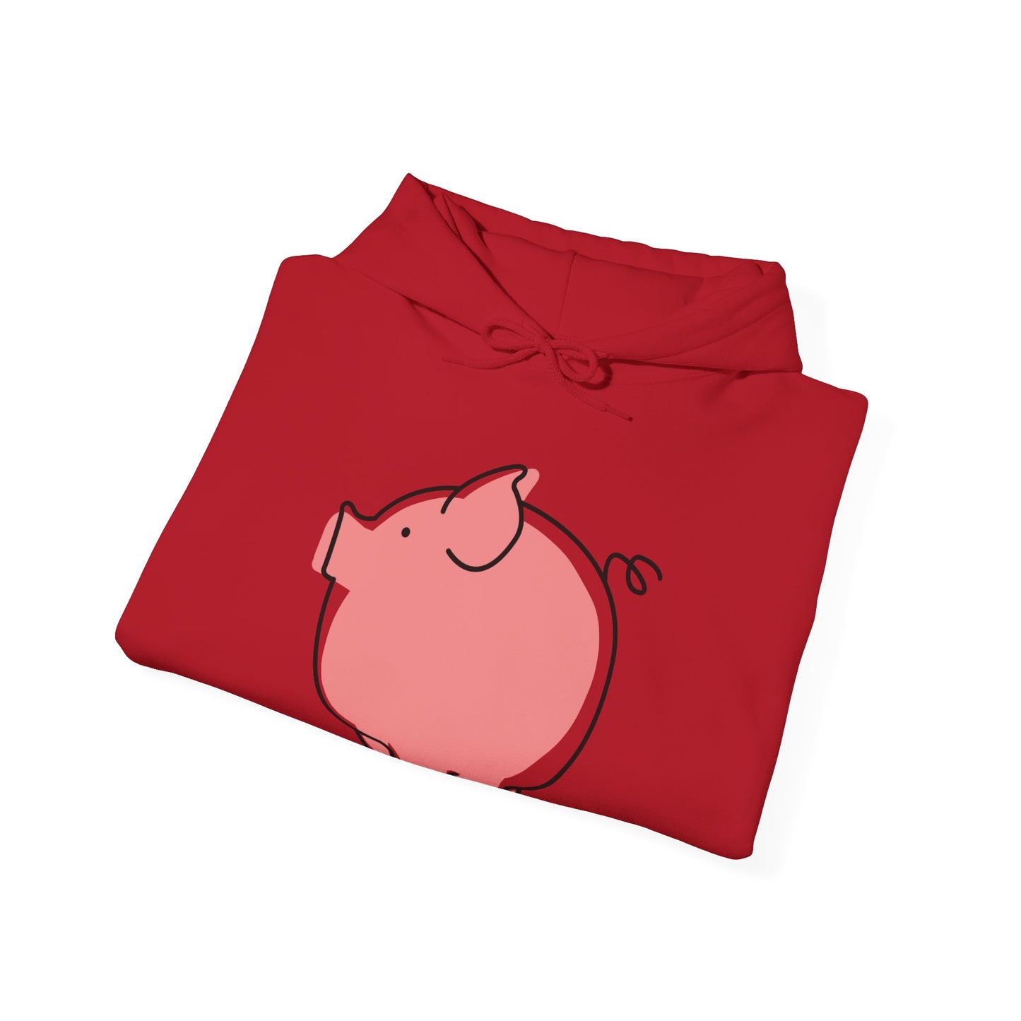 Pudgy Piggy Unisex Hooded Sweatshirt - ALIQUOS