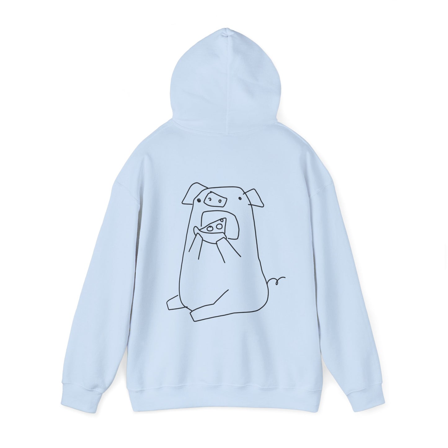 Pizza Piggy Unisex Hooded Sweatshirt - ALIQUOS