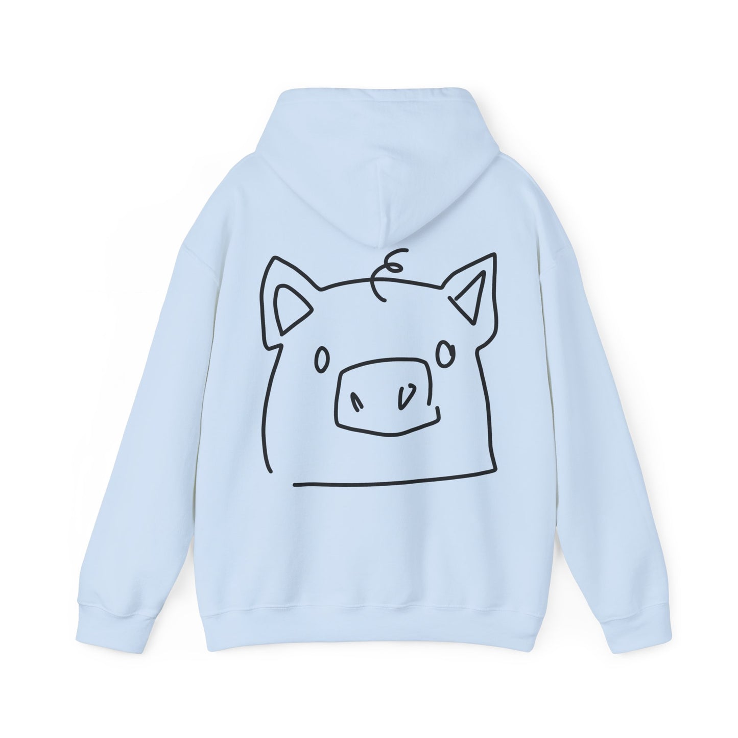 Piggy Face Unisex Hooded Sweatshirt - ALIQUOS