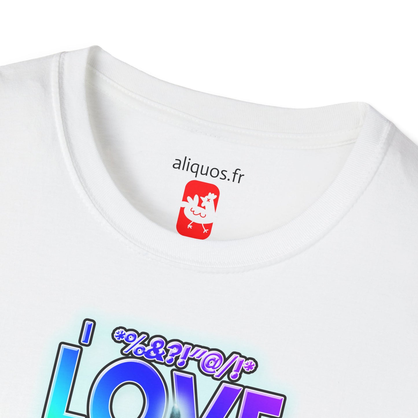 T-shirt unisexe - J'adore les requins - Aliquos