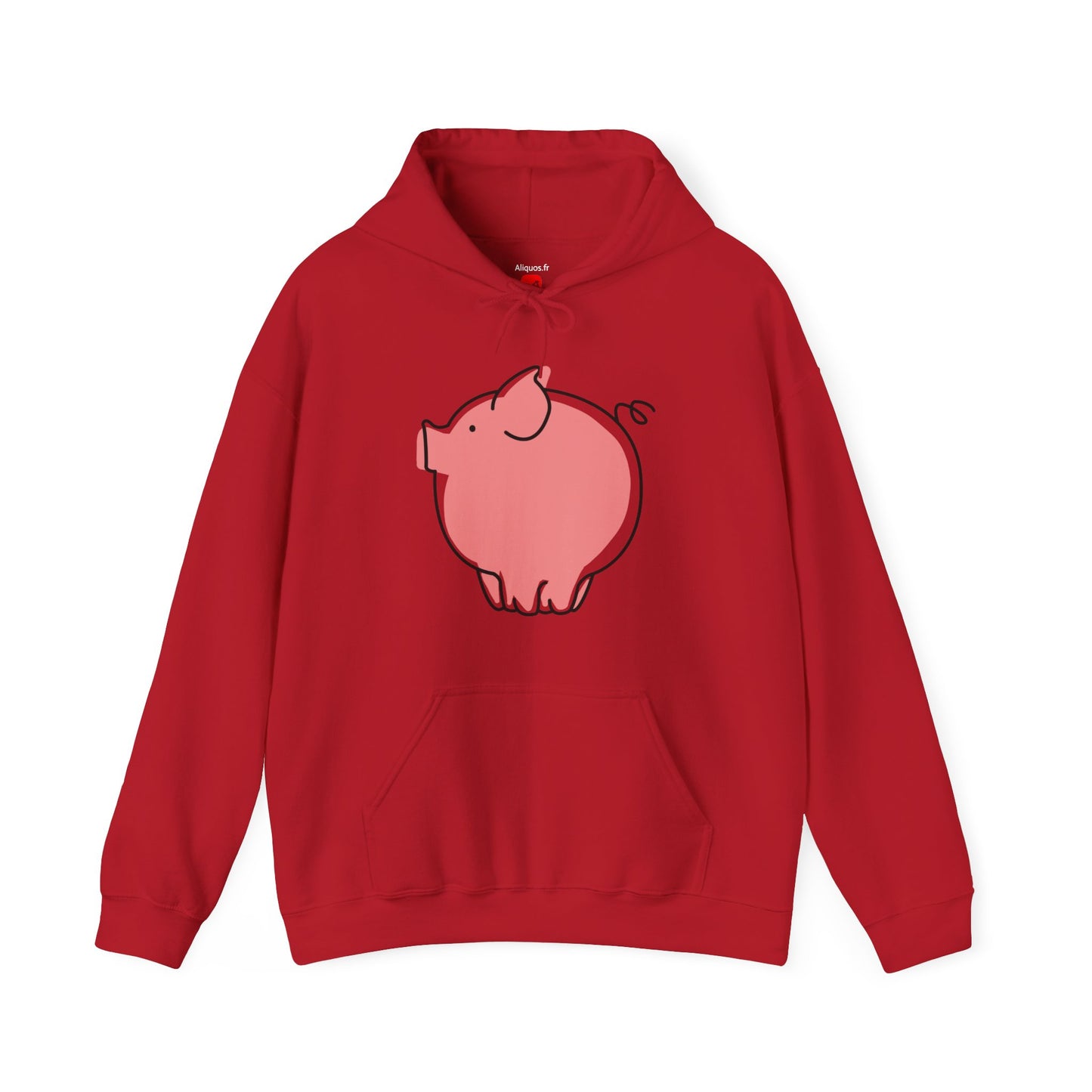 Pudgy Piggy Unisex Hooded Sweatshirt - ALIQUOS