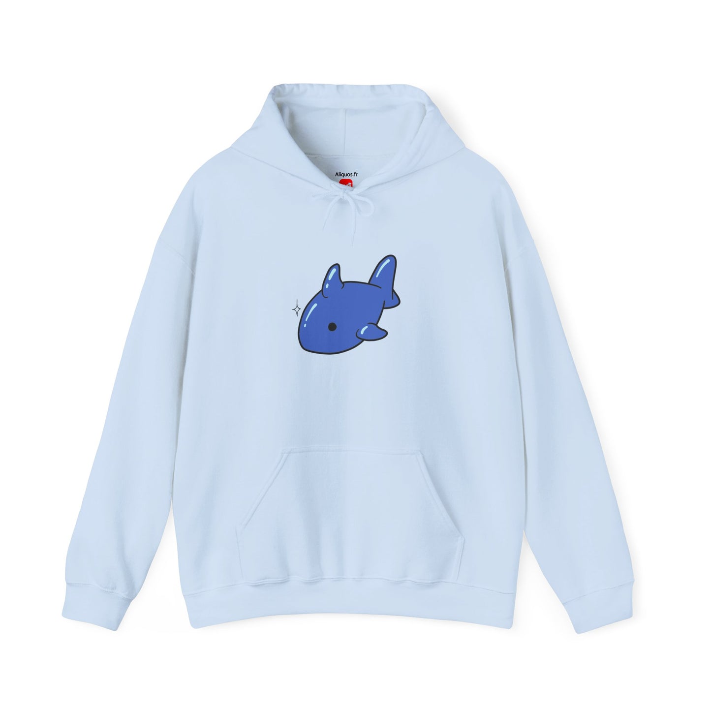 Unisex Hooded Sweatshirt - Floaty Shark - Aliquos