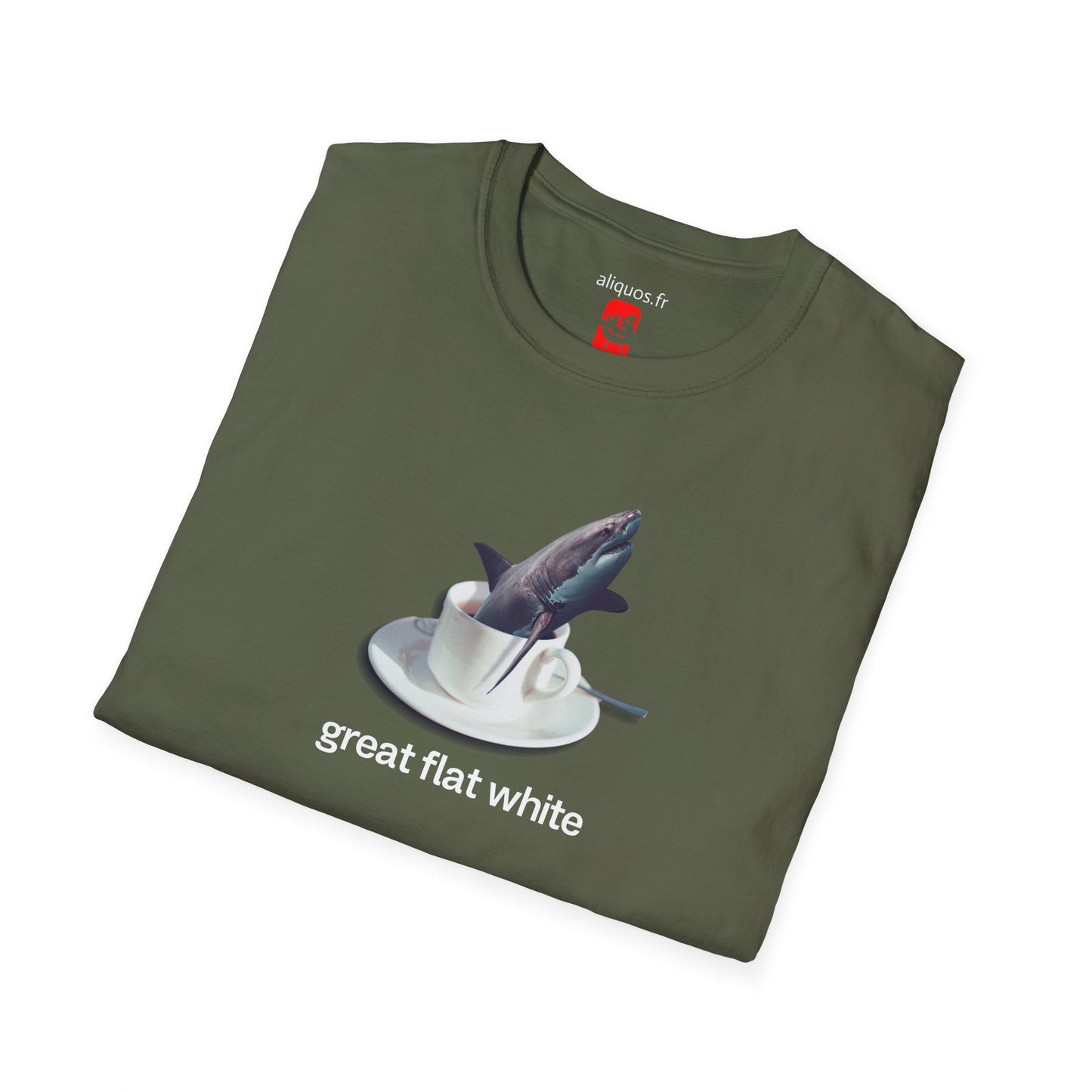 T-shirt unisexe – Great Flat White – Aliquos