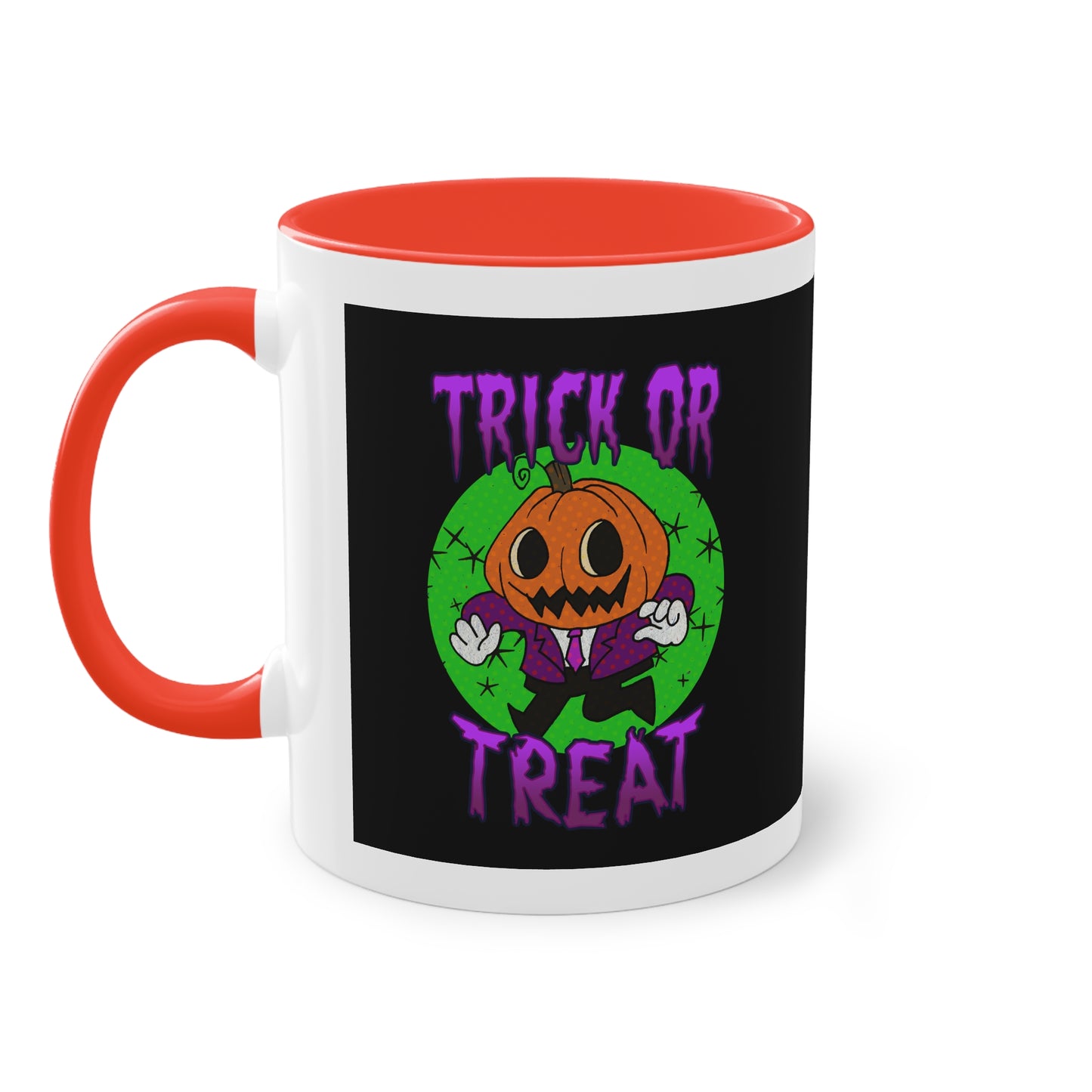 Two Tone Mug - Halloween Jack O' Lantern - ALIQUOS