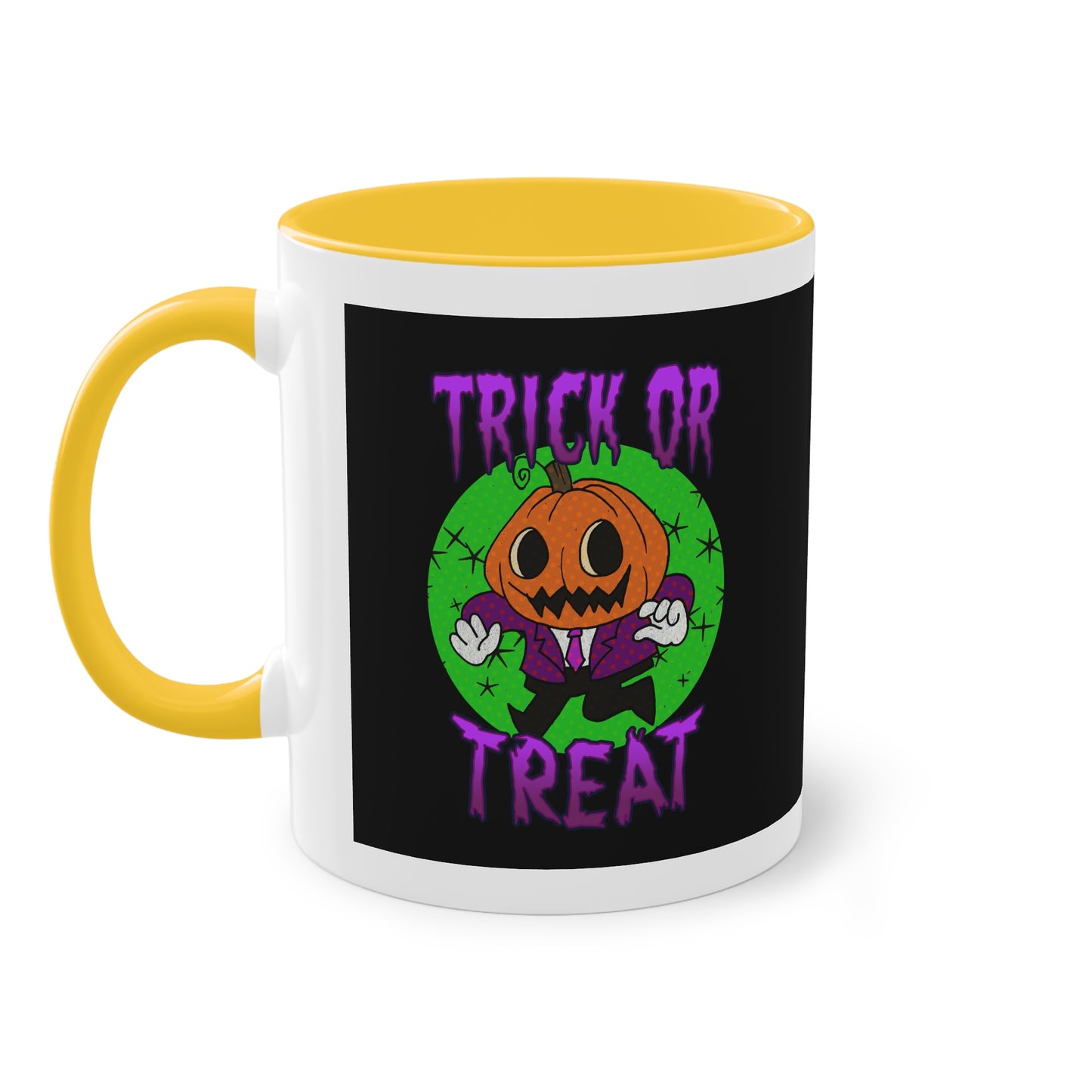 Two Tone Mug - Halloween Jack O' Lantern - ALIQUOS