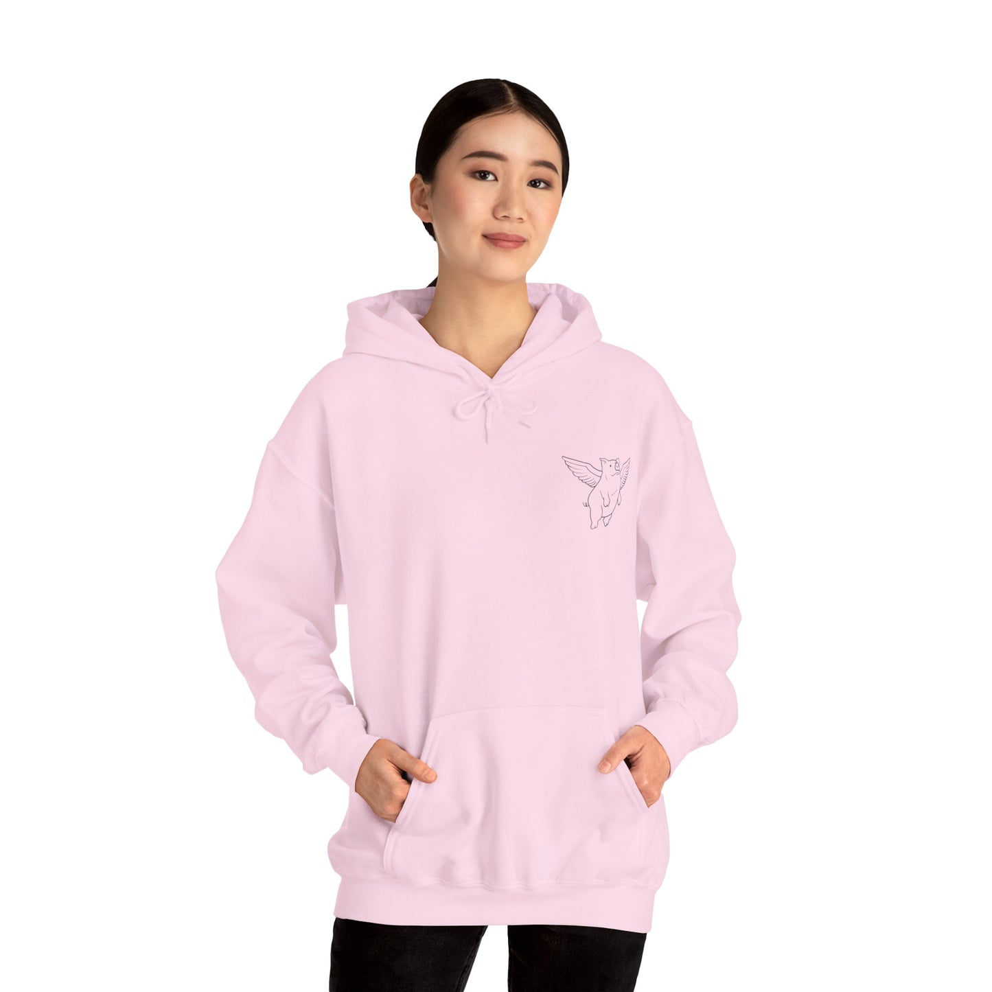 Sweat à capuche unisexe Flying Piggy