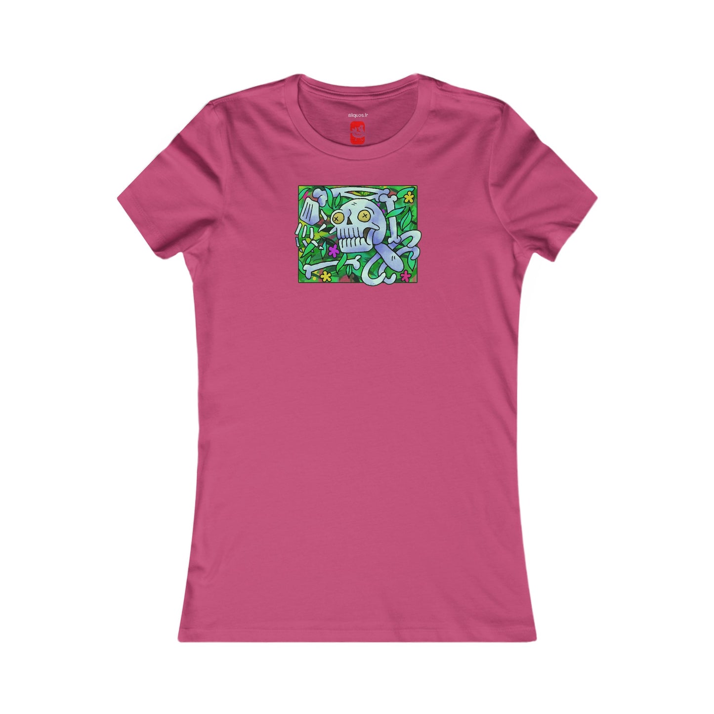Tailliertes T-Shirt für Damen – Design „What Remains“