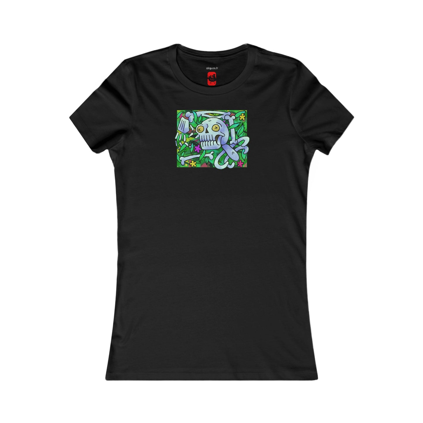 Tailliertes T-Shirt für Damen – Design „What Remains“