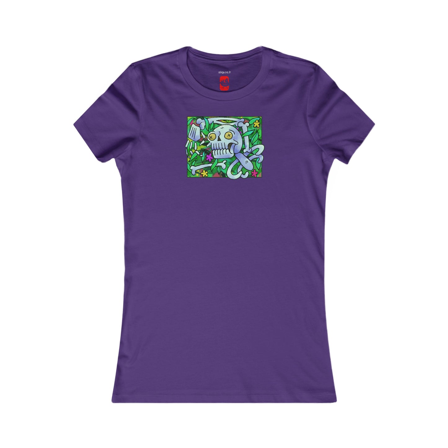 Tailliertes T-Shirt für Damen – Design „What Remains“