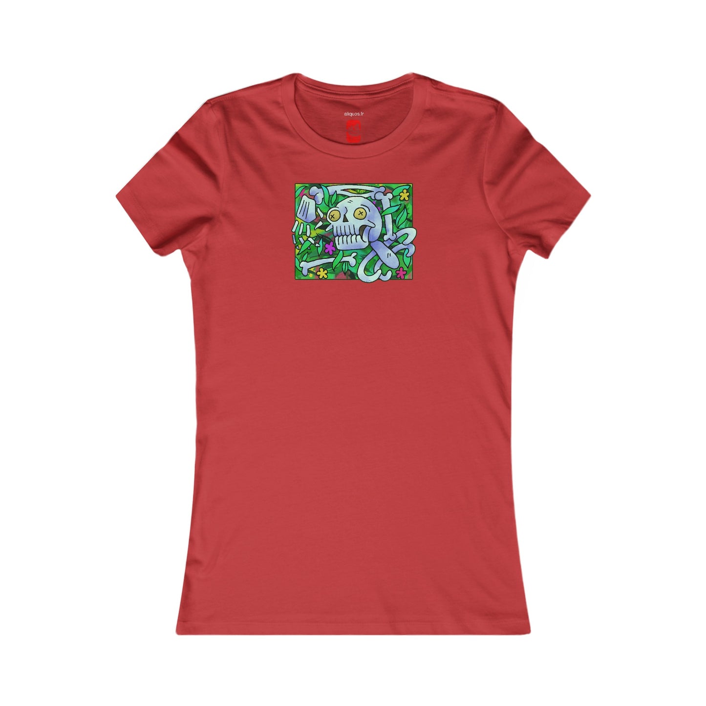 Tailliertes T-Shirt für Damen – Design „What Remains“
