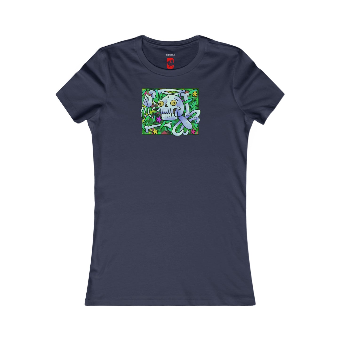 Tailliertes T-Shirt für Damen – Design „What Remains“