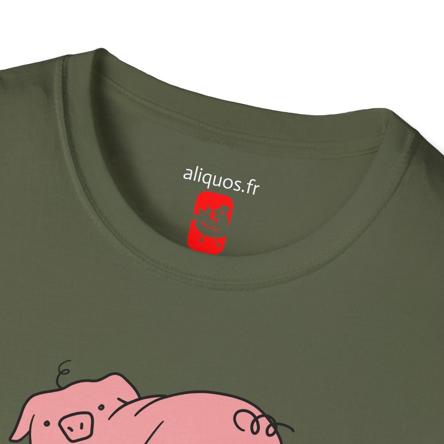Piggy Rear Unisex Tee - ALIQUOS