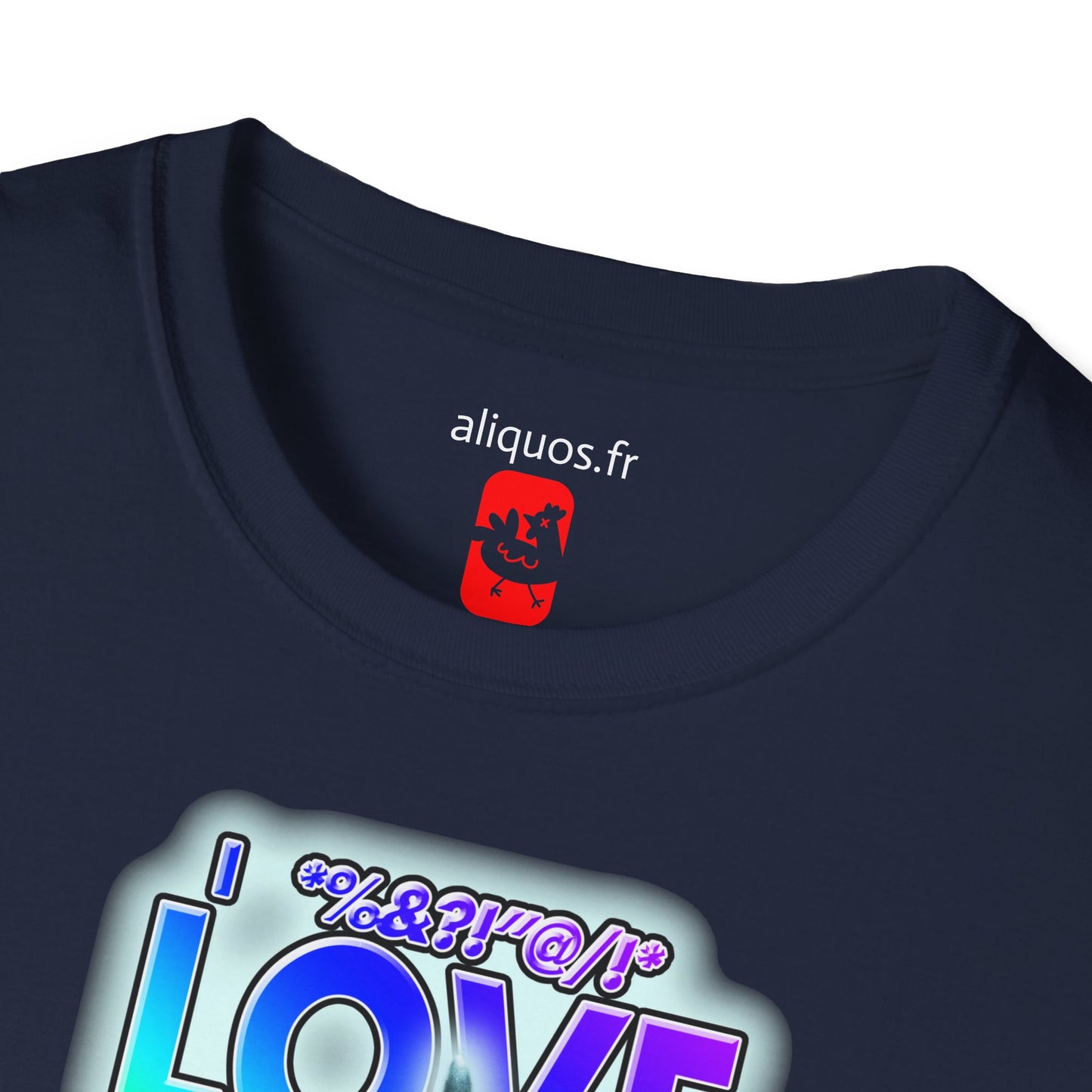 T-shirt unisexe - J'adore les requins - Aliquos