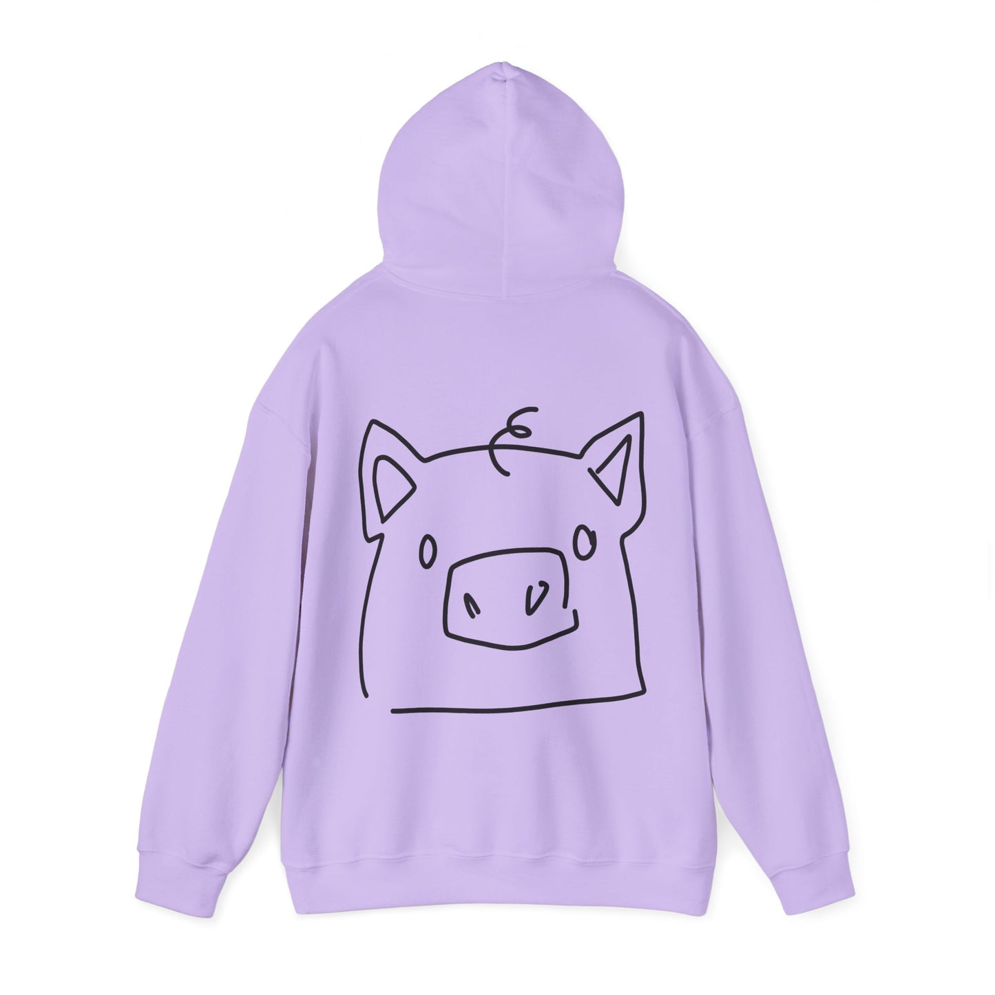 Piggy Face Unisex Hooded Sweatshirt - ALIQUOS