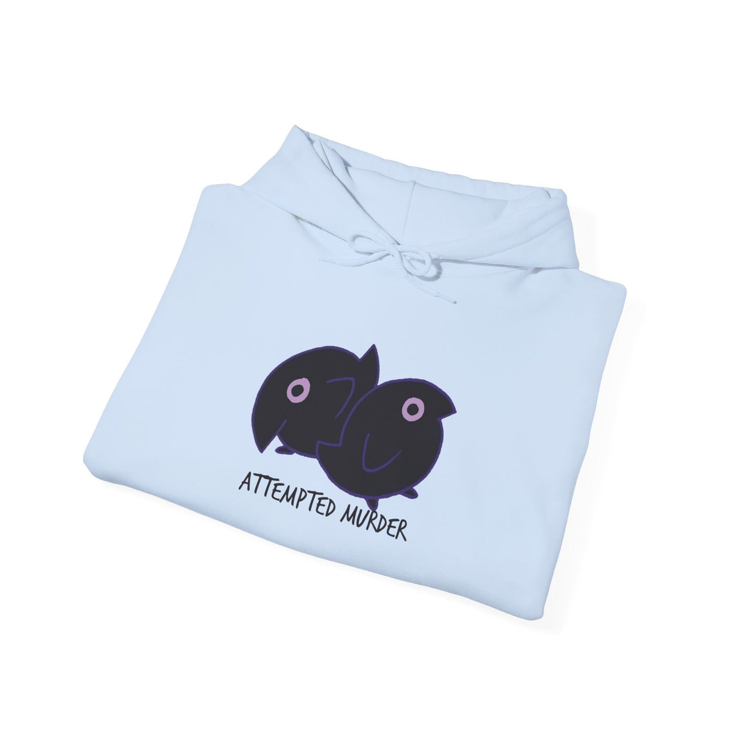 Unisex Hooded Sweatshirt - Attempted Murder Design - ALIQUOS